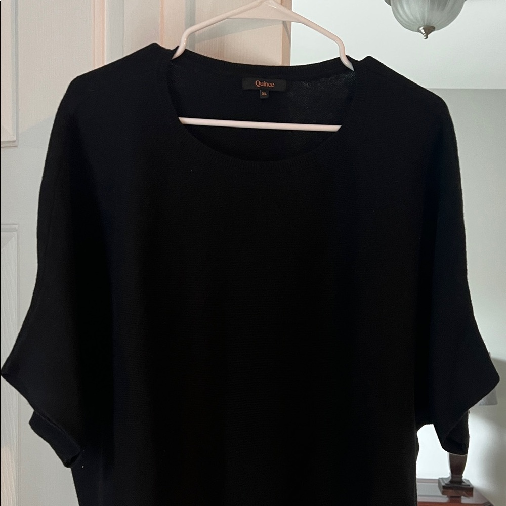 Quince Elegant Black sweater